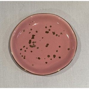Sweet Water Decor Jewelry Dish Tray Gift Pink with Gold Speckles 4”